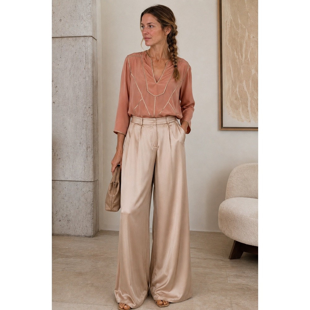 BCBGMAXAZRIA Silk Blouse